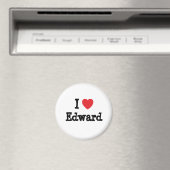 I Liebe Edward T - Shirt Magnet (In Situ (Geschirrspüler))