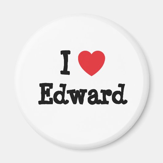 I Liebe Edward T - Shirt Magnet (Vorne)