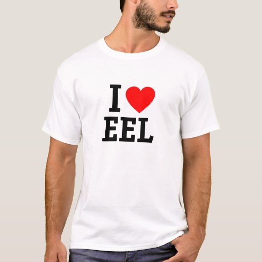 I Liebe Eel T-Shirt (Vorderseite)
