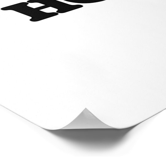 I Liebe Ehrlichkeit Poster (Ecke)