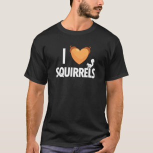 I Liebe Eichhörnchen Eastern Gray Japanischer Fox T-Shirt
