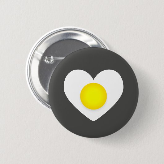I Liebe Eier Button (Vorne & Hinten)