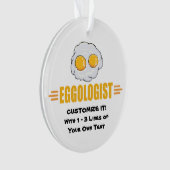 I Liebe Eier Ornament (Vorderseite)