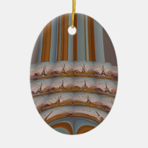 I Liebe Eiffelturm Paris Mit Liebe blauer Himmel c Keramikornament