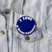 I Liebe ein Bohnen-Zähler Button (Beispiel)