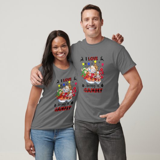 I Liebe, ein Gammy Snowman Weihnachtsbaum R T-Shirt (Unisex)