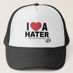I LIEBE EIN HATER TRUCKERKAPPE