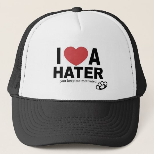 I LIEBE EIN HATER TRUCKERKAPPE (Vorderseite)