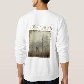 I Liebe ein Picknick Sweatshirt (Rückseite)