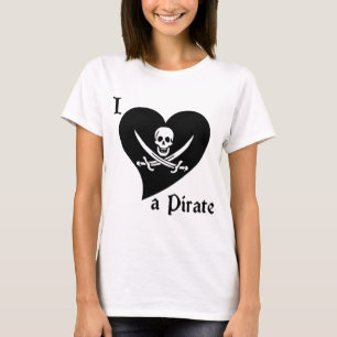 I Liebe ein Pirat T-Shirt