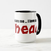 I Liebe ein Redhead Tasse (VorderseiteRechts)