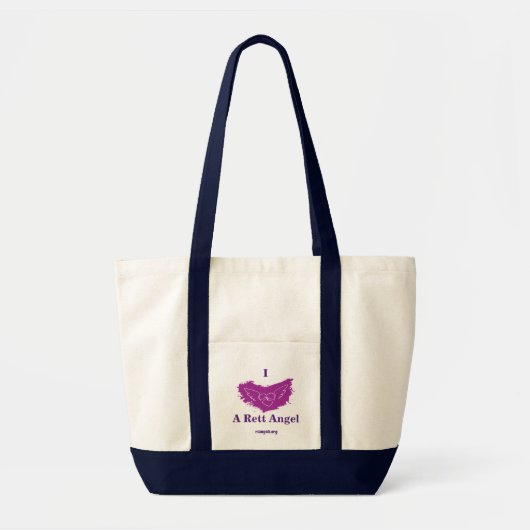 I Liebe einer Tasche des Rett-Engels (Vorne)