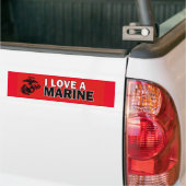 I Liebe eines Autoaufklebers in der Marine Autoaufkleber (Auf Lkw)