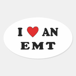 I Liebe eines EWT Ovaler Aufkleber