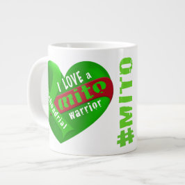 I Liebe eines Mito-Kriegers Jumbo-Tasse