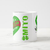 I Liebe eines Mito-Kriegers Jumbo-Tasse (Vorderseite)
