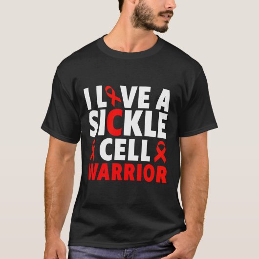 I Liebe eines Sichelzellenkriegers - Sichelzellenw T-Shirt (Vorderseite)