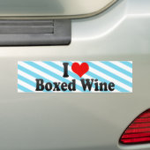 I Liebe eingepackter Wein Autoaufkleber (Auf Auto)