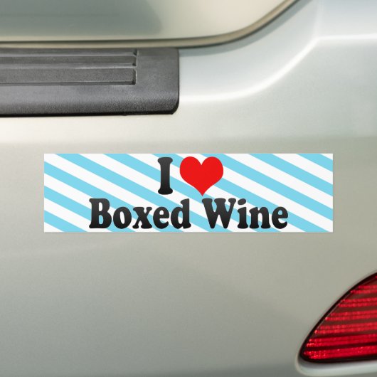 I Liebe eingepackter Wein Autoaufkleber (Auf Auto)