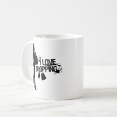 I Liebe-Einkauf Kaffeetasse (Vorderseite Links)