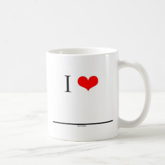 I Liebe (Einsatz-Name) Kaffeetasse