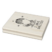 I Liebe (Einzel-2) Shetland Sheepdogs Niedlich Gummistempel (Stempel)