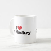 I Liebe-Eis-Hockey Kaffeetasse (Vorderseite Links)