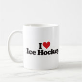 I Liebe-Eis-Hockey Kaffeetasse (Links)
