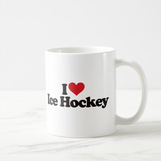 I Liebe-Eis-Hockey Kaffeetasse (Rechts)