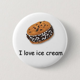 I Liebe Eis Keks Sandwich Taste Button