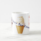 I Liebe Eiscreme Kaffeetasse (Mittel)