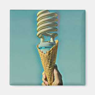I Liebe Eiscreme Magnet