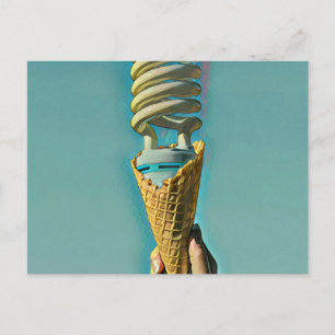 I Liebe Eiscreme Postkarte