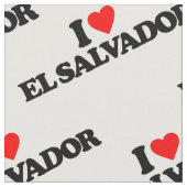 I LIEBE EL SALVADOR STOFF (Nahaufnahme)