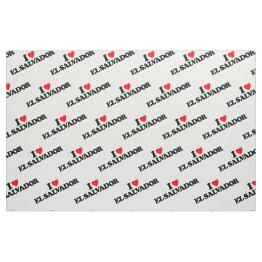 I LIEBE EL SALVADOR STOFF (Fat Quarter (45,7 x 55,9 cm))