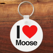 i Liebe Elch Schlüsselanhänger (Vorderseite)