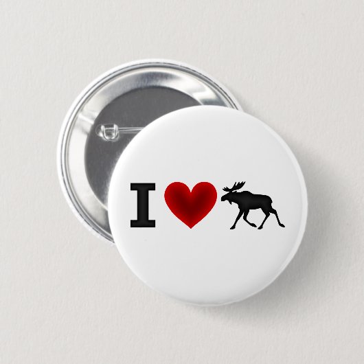 I Liebe-Elche Button (Vorne & Hinten)