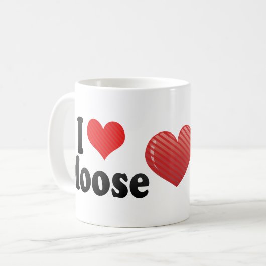 I Liebe-Elche Kaffeetasse (Vorderseite Links)