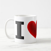 I Liebe-Elche Kaffeetasse (Links)