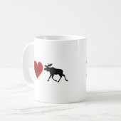 I Liebe-Elche Kaffeetasse (Vorderseite Links)