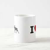 I Liebe-Elche Kaffeetasse (Mittel)