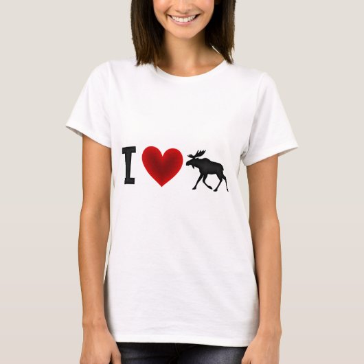 I Liebe-Elche T-Shirt (Vorderseite)