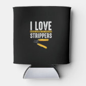 I Liebe Electrician Electrical Funny Dosenkühler (Vorderseite)