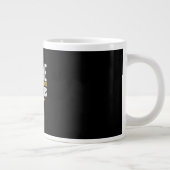 I Liebe Electrician Electrical Funny Jumbo-Tasse (Rechts)