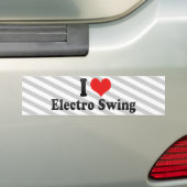 I Liebe-Electro-Schwingen Autoaufkleber (Auf Auto)