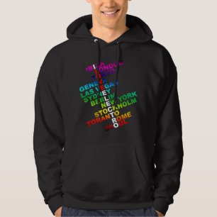 I Liebe Electro weltweit Hoodie