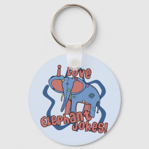 I Liebe-Elefant-Witz-Schlüsselanhänger Schlüsselanhänger