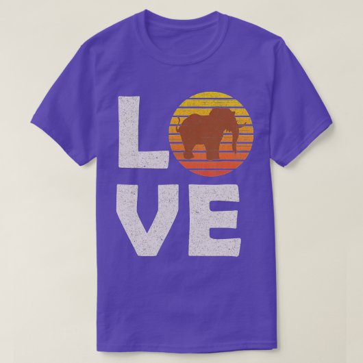 I Liebe Elefanten Funny Elephant - 2 T-Shirt (Design vorne)