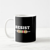 I Liebe Elektrodesign Widerstandssymbol Kaffeetasse (Links)