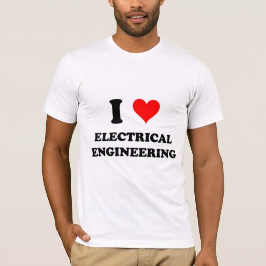 I Liebe-Elektrotechnik T-Shirt (Vorderseite)